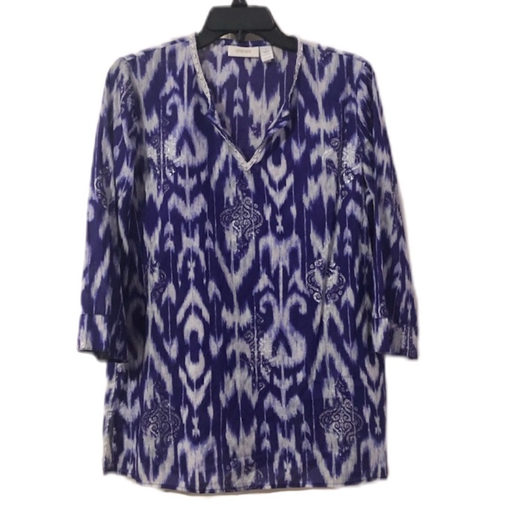 Chico’s Size 1 Purple Shirt